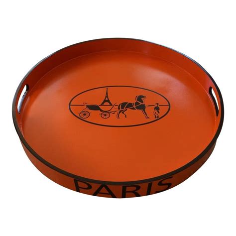 hermes orange tray